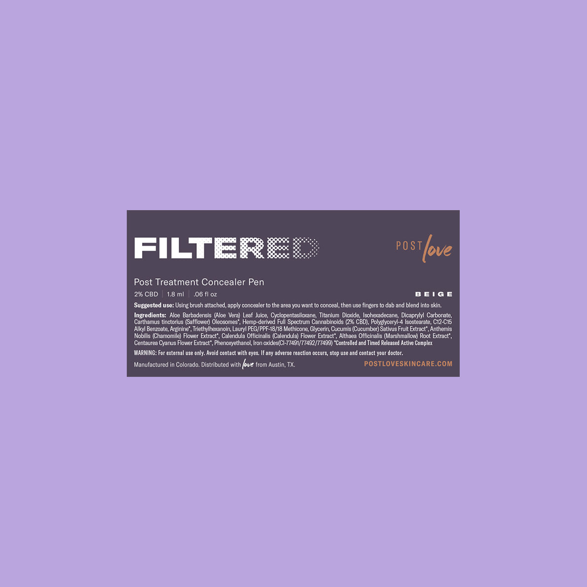 Filtered – Beige | Post Love Skincare